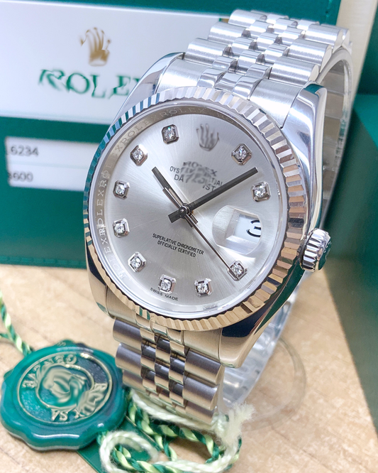 Designer Datejust 41, Silver, Grey Face